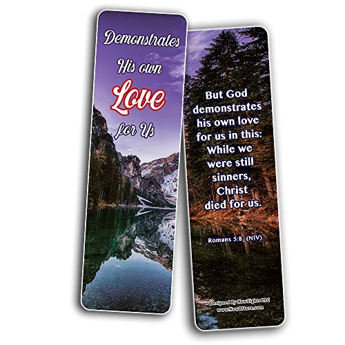 Giving Another Chance Memory Verses Bookmarks (30-Pack) - Handy Reminder About How to Stand for What is Right