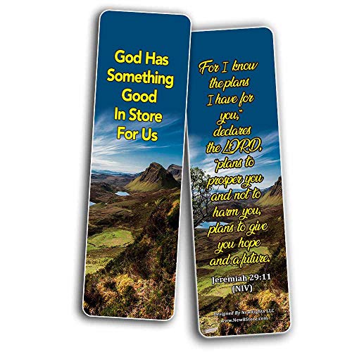 Top Bible Verses on God?s Blessing and Favor On Our Lives Bookmarks (60 Pack) - Perfect Giveaways for Sunday School and Ministries Designed to Inspire Women and Men