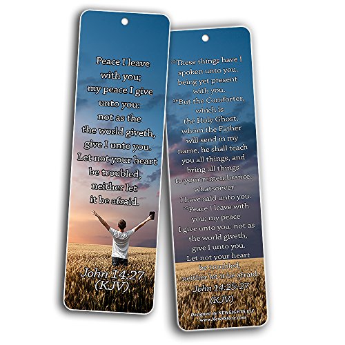 KJV Religious Bookmarks - Bible Verses About Financial Blessings (30 Pack) - Handy Bible Scriptures About About Financial Blessings