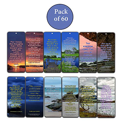 KJV Religious Bookmarks - Bible Verses About God’s Will