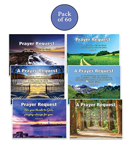 Prayer Request Pew Cards (60-Pack) - NEPC1040 Scenery - Track Down Prayer Request Efficiently