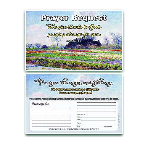Prayer Request Pew Cards (60-Pack) - NEPC1041 Paintings