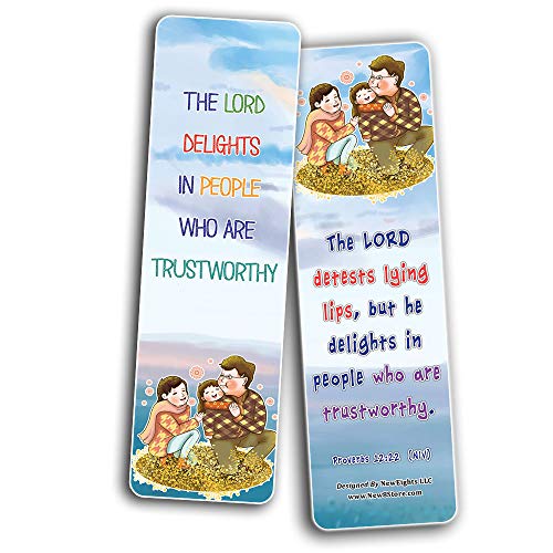 Be Honest All The Time Memory Verses Bookmarks for Kids (12-Pack)