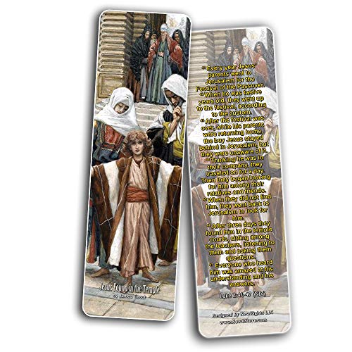 The Life of Christ Bookmarks (30 Pack) - Bible Verses That Jesus Spoke