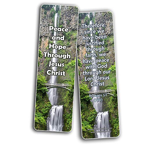 Bible Verses Bookmarks About Hope: Staying Positive In The Midst of Hardship (60 Pack) - Perfect Giftaway for Sunday School and Ministries