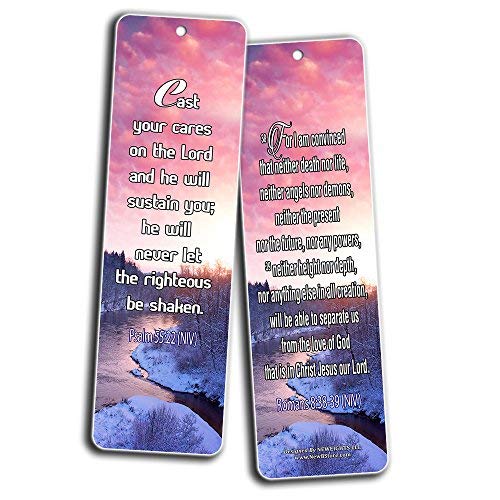 Bible Verses Bookmarks (12-Pack) (Stress and Anxiety Bible Verses)