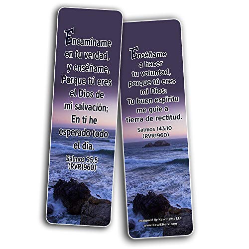 Spanish Powerful Bible Verses to Live by Bookmarks (RVR1960) (30-Pack) - Great Spanish Bible Text Compilation that is Handy and Easy To Bring Along With