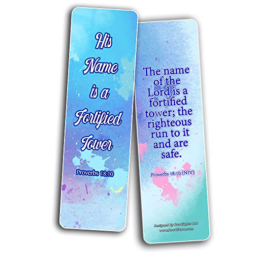 Popular Bible Verses for Senior Citizens Bookmarks (60-Pack) - Great Giveaways Perfect for Elderly