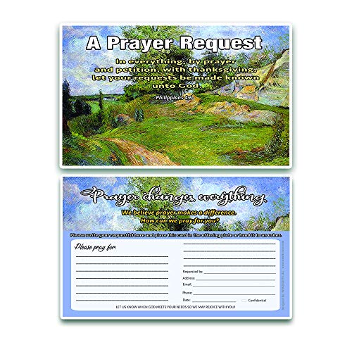 Prayer Request Pew Cards (60-Pack) - NEPC1041 Paintings
