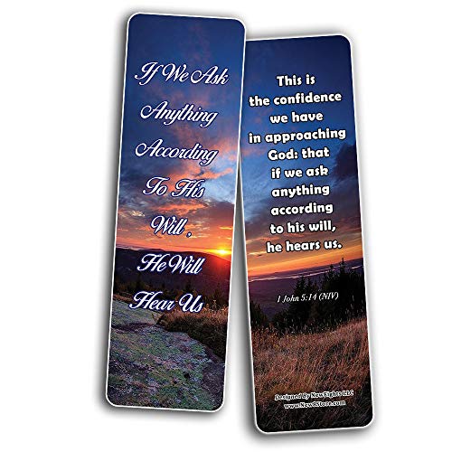 Secret To Powerful Prayer Memory Verses Bookmarks (30-Pack) - Handy Reminder About Powerful Prayer