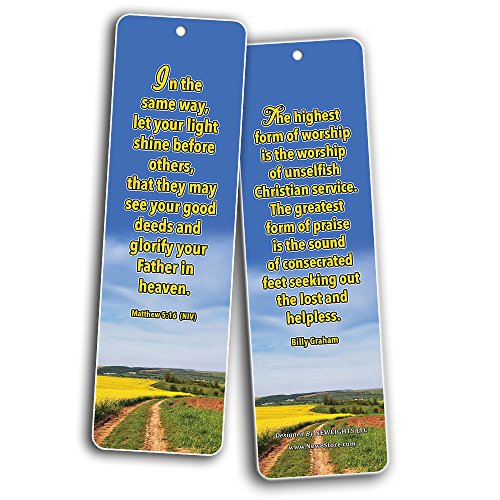 Worship Bible Verses Bookmarks (60-Pack)