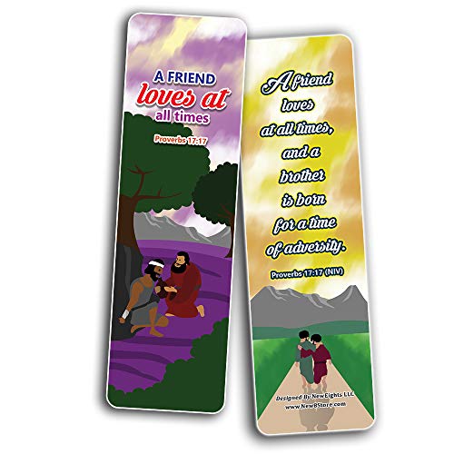 The Good Samaritan Christian Bookmarks Cards (30-Pack) - Stocking Stuffers for Boys Girls - Children Ministry Bible Study Church Supplies Teacher Classroom Incentives Gift
