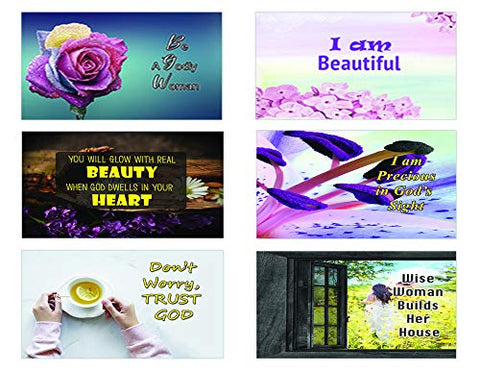 Devotional Bible Verses for Women Postcards (30-Pack) - Perfect Giveaway for Ministries and Sunday Schools