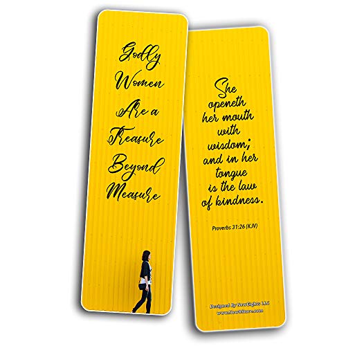 Popular Bible Verses for Women Bookmarks KJV (12-Pack)