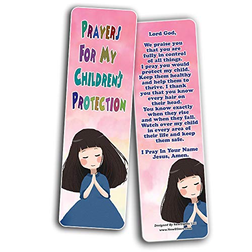 Encouraging Prayers During Difficult Time Bookmarks for Kids