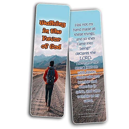 Devotional Bible Verses for Men Bookmarks (60 Pack) - Perfect Giveaways for Sunday School and Ministries Designed to Inspire Men