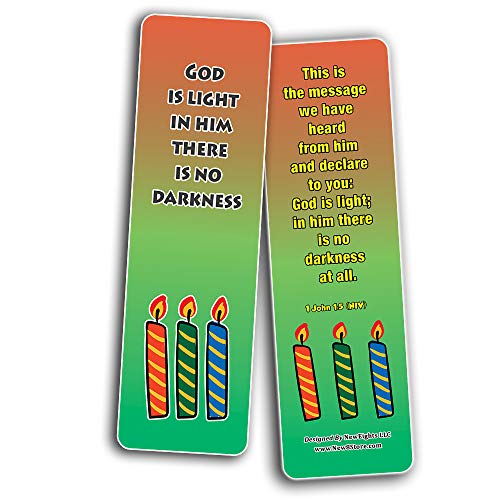 Light of the world Memory Verses Bookmarks