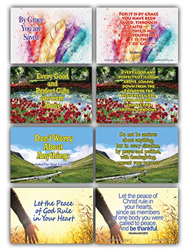 Daily Devotional Topical Bible Verses NIV Flashcards (120 Pack) - Perfect Giveaways for Sunday Schools and Ministries