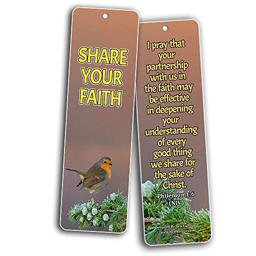 Bible Verses About Become A Witness for Christ (60 Pack) - Perfect Giveaways for Sunday School and Ministries