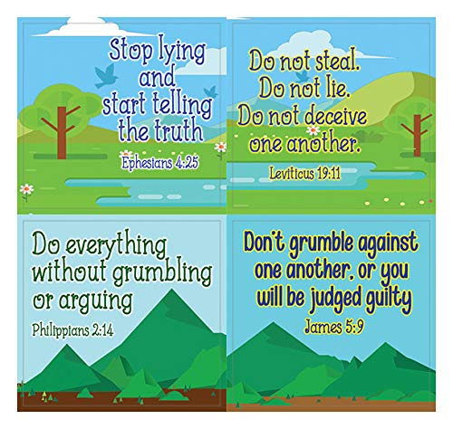 Christian Character Building Stickers for Kids Series 1