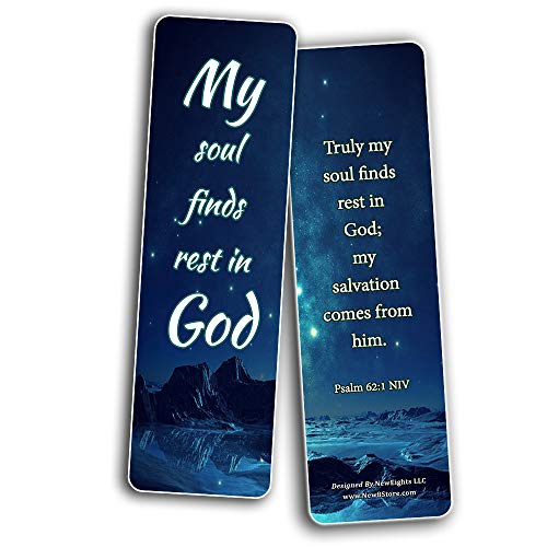 Encouraging Scriptures Bookmarks About Rest and Renewal (60-Pack)
