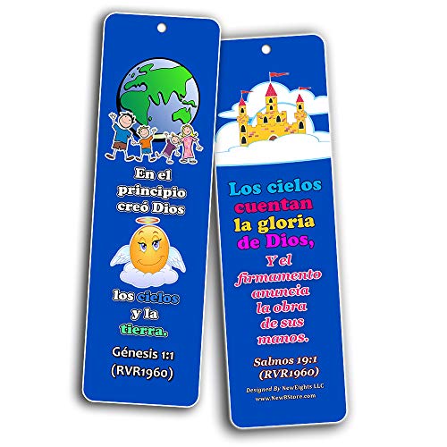 Spanish Powerful God Memory Verse RVR1960 Bookmarks (60-Pack)