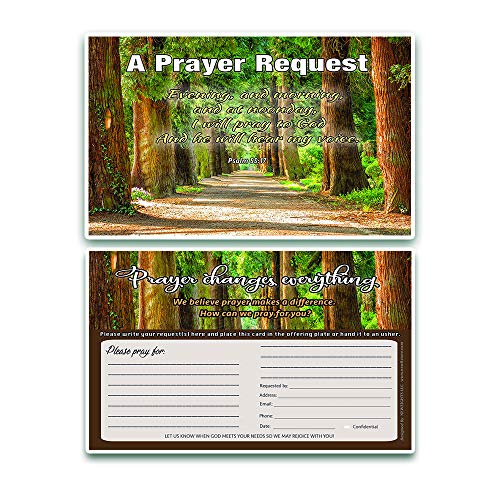 Prayer Request Pew Cards - NEPC1040 Scenery