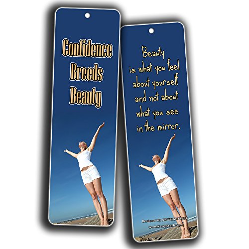 NewEights Beauty Quotes about Women Bookmarks (60 Pack)