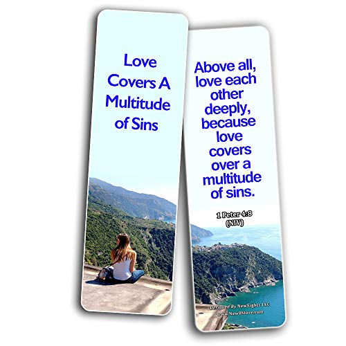 Inspiring Bible Verses Bookmarks (30-Pack) - Life Changing Scriptures - Basket Stuffers for Good Friday Easter Thanksgiving Christmas - Cell Group Church Supplies for Men Women Teens Kids