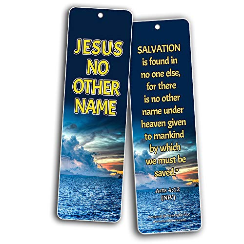 Bible Verses About Jesus Saves (30 Pack) - Handy Bible Texts About Being Saved Through Christ Jesus