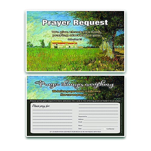 Prayer Request Pew Cards (60-Pack) - NEPC1041 Paintings