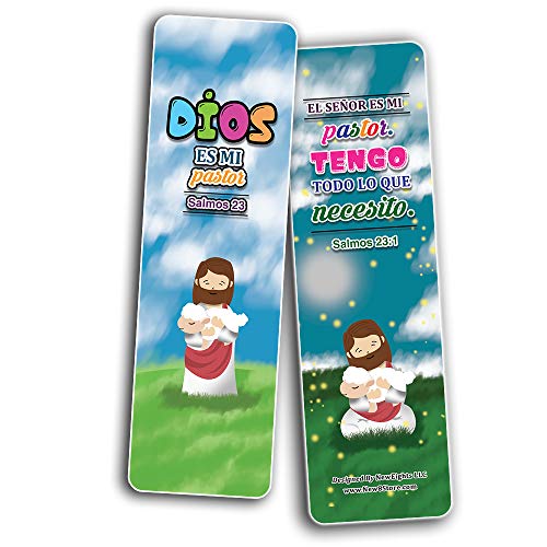 Spanish Knowing God Christian Bookmarks Cards (30-Pack) - Stocking Stuffers for Boys Girls - Children Ministry Bible Study Church Supplies Teacher Classroom Incentives Gift