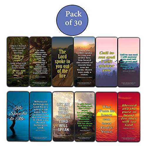 Hear the voice of God Bookmarks (30-Pack)