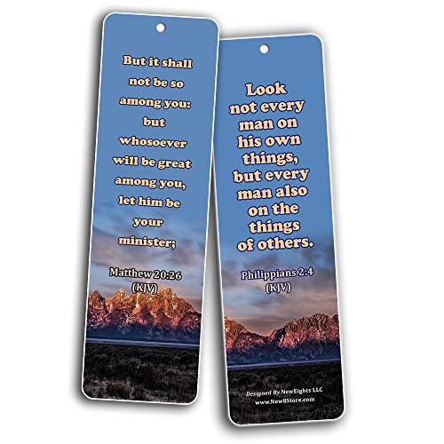 Bible Verses on Leadership Bookmarks (30-Pack) - Handy Bible Verses Perfect for Daily Encouragement for Aspiring Leaders