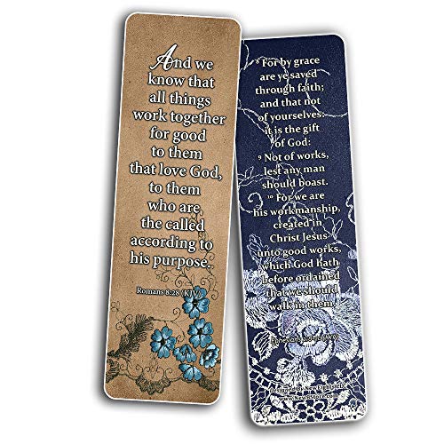 Vintage Favorite KJV Scriptures Bookmarks for Women (60-Pack) - Great Giveaways for Ministries and Sunday Schools