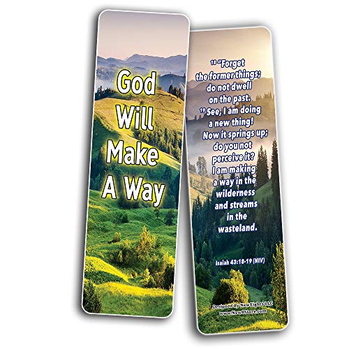 God's Not Done With You Bible Bookmarks (60-Pack) - Perfect Giftaway for Sunday School and Ministries