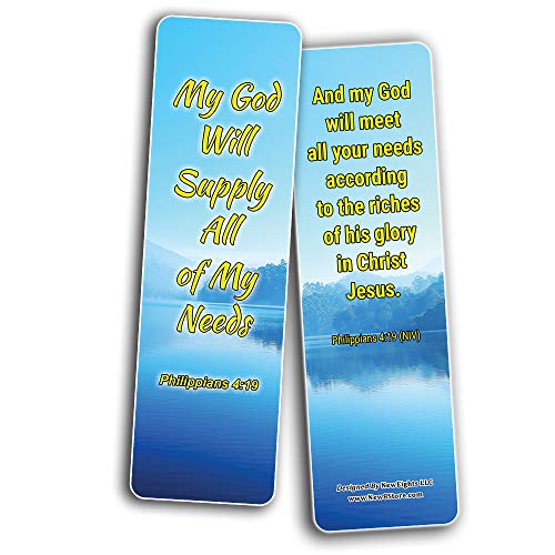 The Power of Blessing Bible Bookmarks (60-Pack) - Perfect Gift away for Sunday Schools