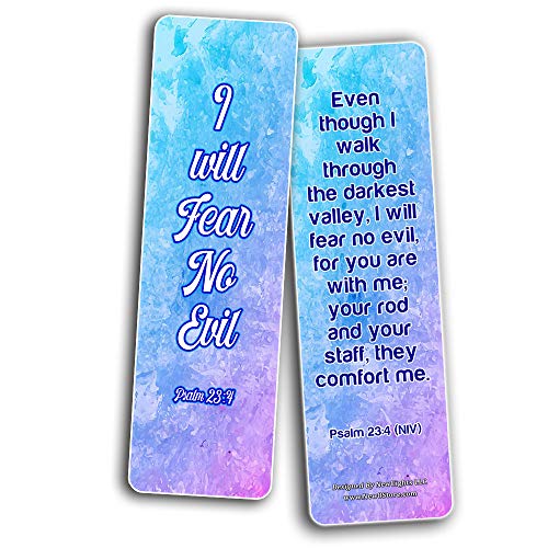 Popular Bible Verses for Senior Citizens Bookmarks (60-Pack) - Great Giveaways Perfect for Elderly