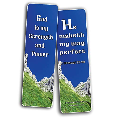 Christian Bookmarks - KJV Almighty God Inspirational Favorite Bible Verses