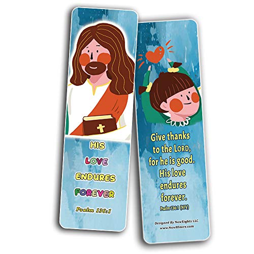 God Loves Us Christian Bookmarks for Kids (12-Pack)