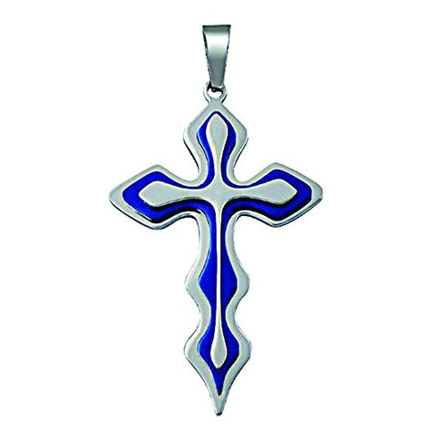 NewEights Blue Cross Necklace