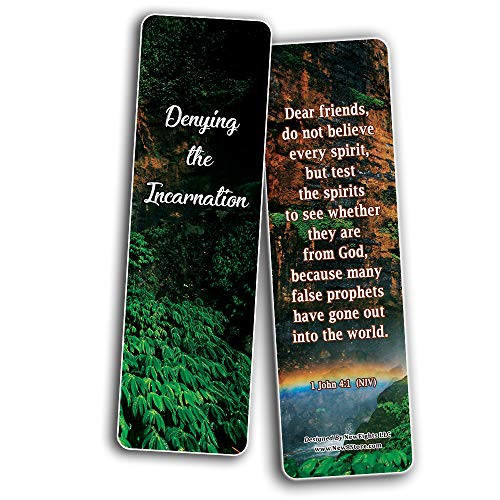 Stand For What Is Right Memory Verses Bookmarks (60-Pack) - (60 Pack) - Perfect Giftaway for Sunday School and Ministries
