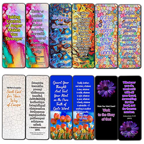Scriptures Bookmarks for Teens (30 Pack) - Handy Reminders For Teens To Memorize