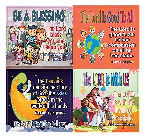 Christian Stickers for Kids (5-Sheet) - Devotional