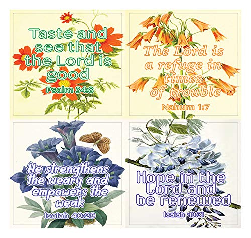 Christian Stickers for Women Series 5 (5-Sheet) - Great Variety Colorful Stickers