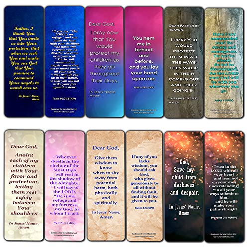 A Prayer For Our Children Bookmarks (60-Pack) - Perfect Giveaways for Sunday School, VBS and Children's Ministry