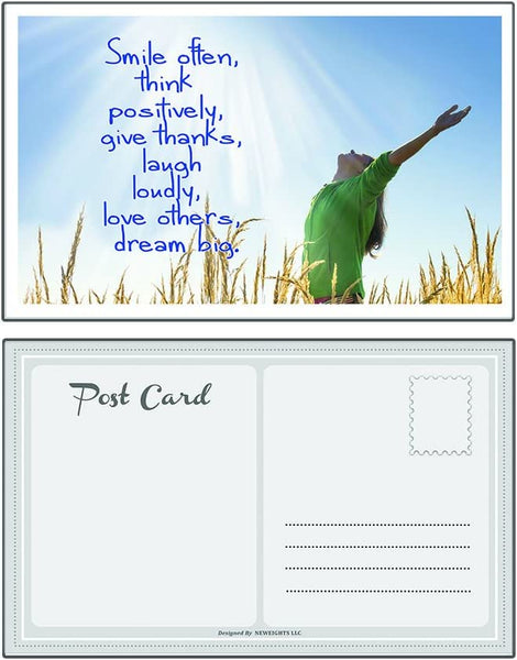 NewEights Inspirational Quotes Postcards (30 Pack)