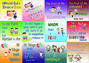 Confidence Building Scriptures Stickers for Kids