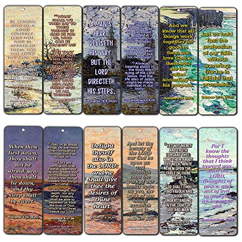 SCRIPTURES BOOKMARKS TO ENCOURAGE MEN AND WOMEN (KJV) (60-Pack) - Compilation of Motivational Bible Verses