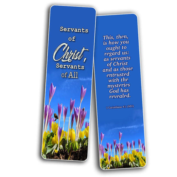 Scriptures Cards Bookmarks on The Importance of Discipleship